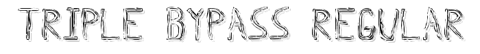 Triple Bypass Regular font
